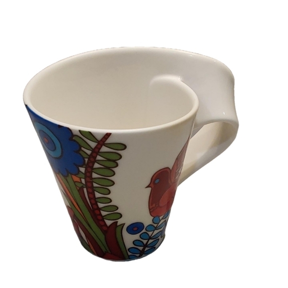 VILLEROY AND  BOCH NEW WAVE ACAPULCO  FLAT  COFFEE CUP - Picture 3 of 5